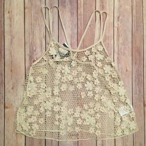 Urban Outfitters | Floral Mesh Tank | NWT